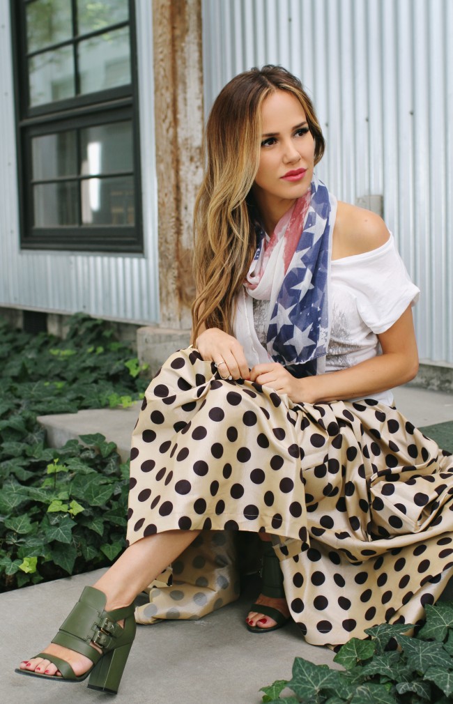 american flag scarf