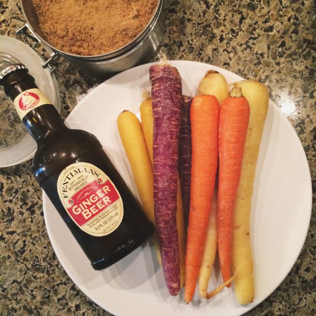 carrots with ginger ale glaze