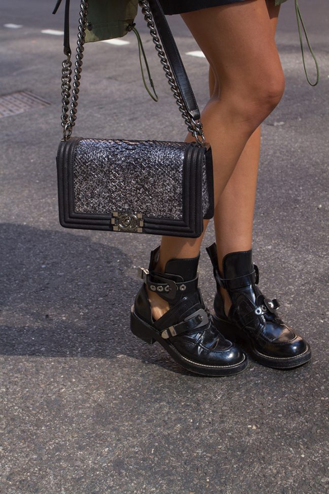 Chanel Python Boy Bag_Balenciaga Ceinture Ankle Boots