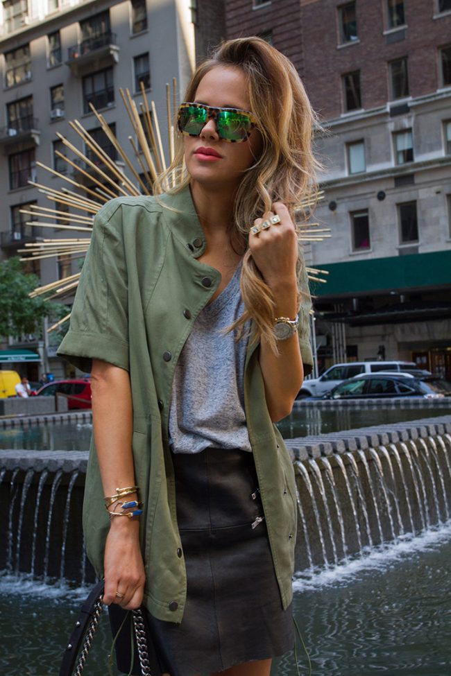 Stella McCartney Tortoise Green Lens Sunglasses