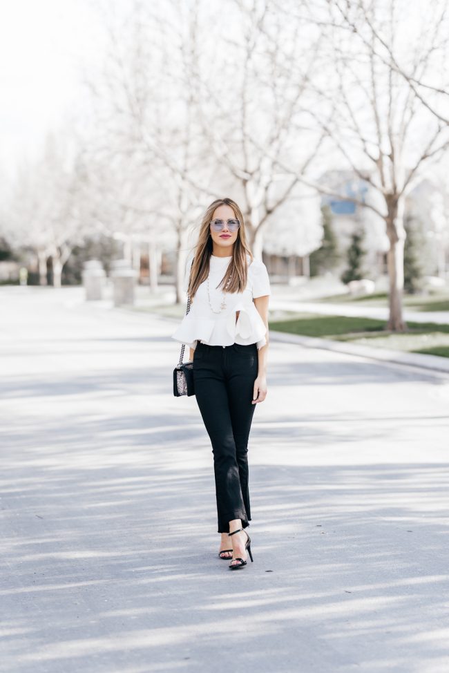 Storets denim jumpsuit top