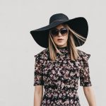 Black Floral Ruffle Maxi Under Two Hundred Dollars