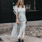 What to pair with a feminine maxi dress