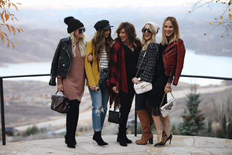 group-of-fashion-blogger-park-city-utah