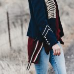 Up your casual look with a marching band jacket