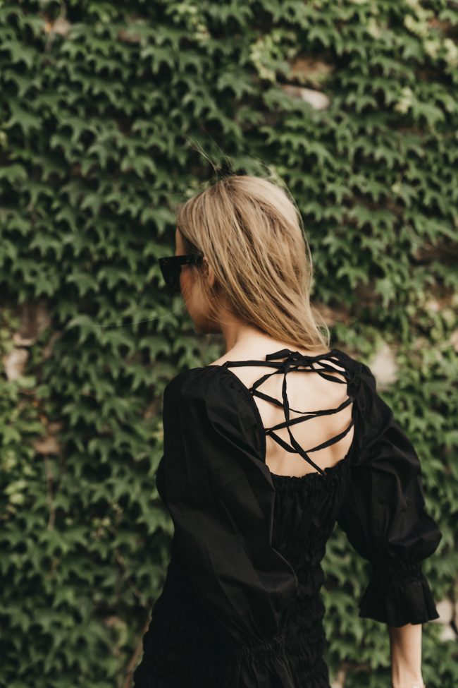 lace-back-black-dress-summer-casual-wear