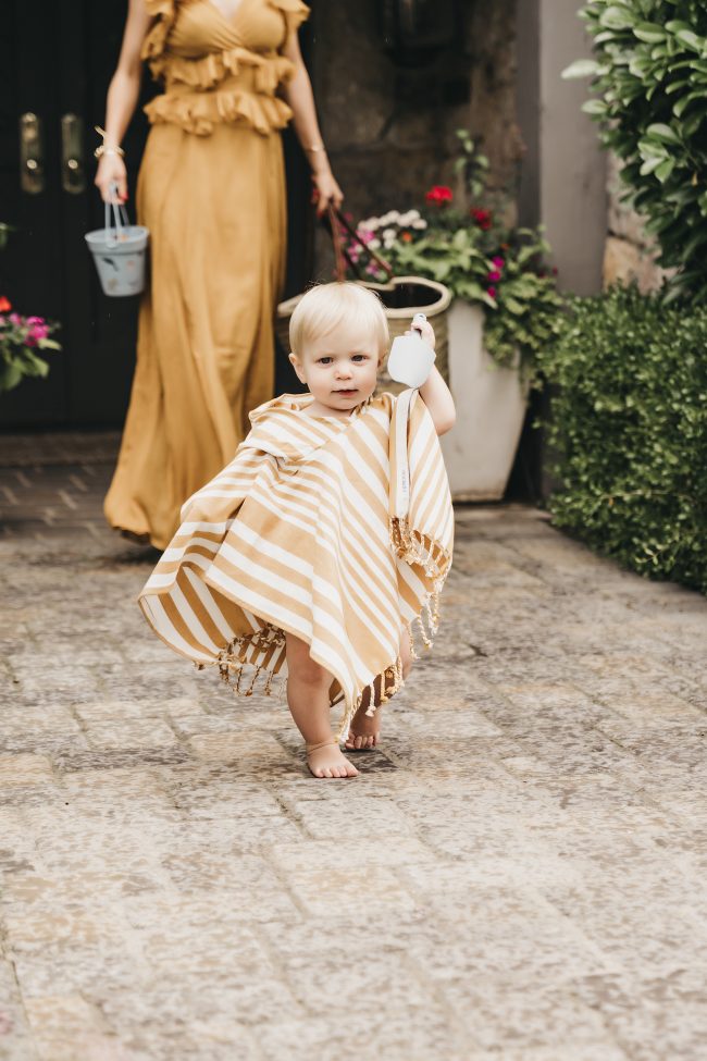 striped-baby-poncho-mustard-and-white
