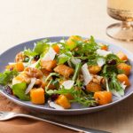 Roasted Butternut Squash Salad with Warm Cider Vinaigrette 