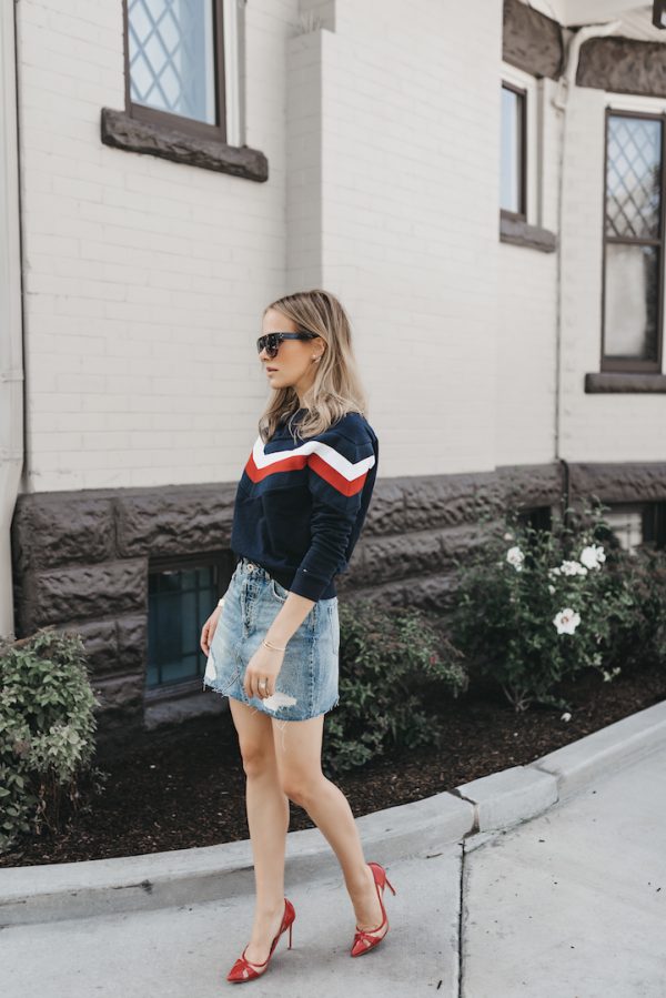the perfect all American sweatshirt • The Fashion Fuse